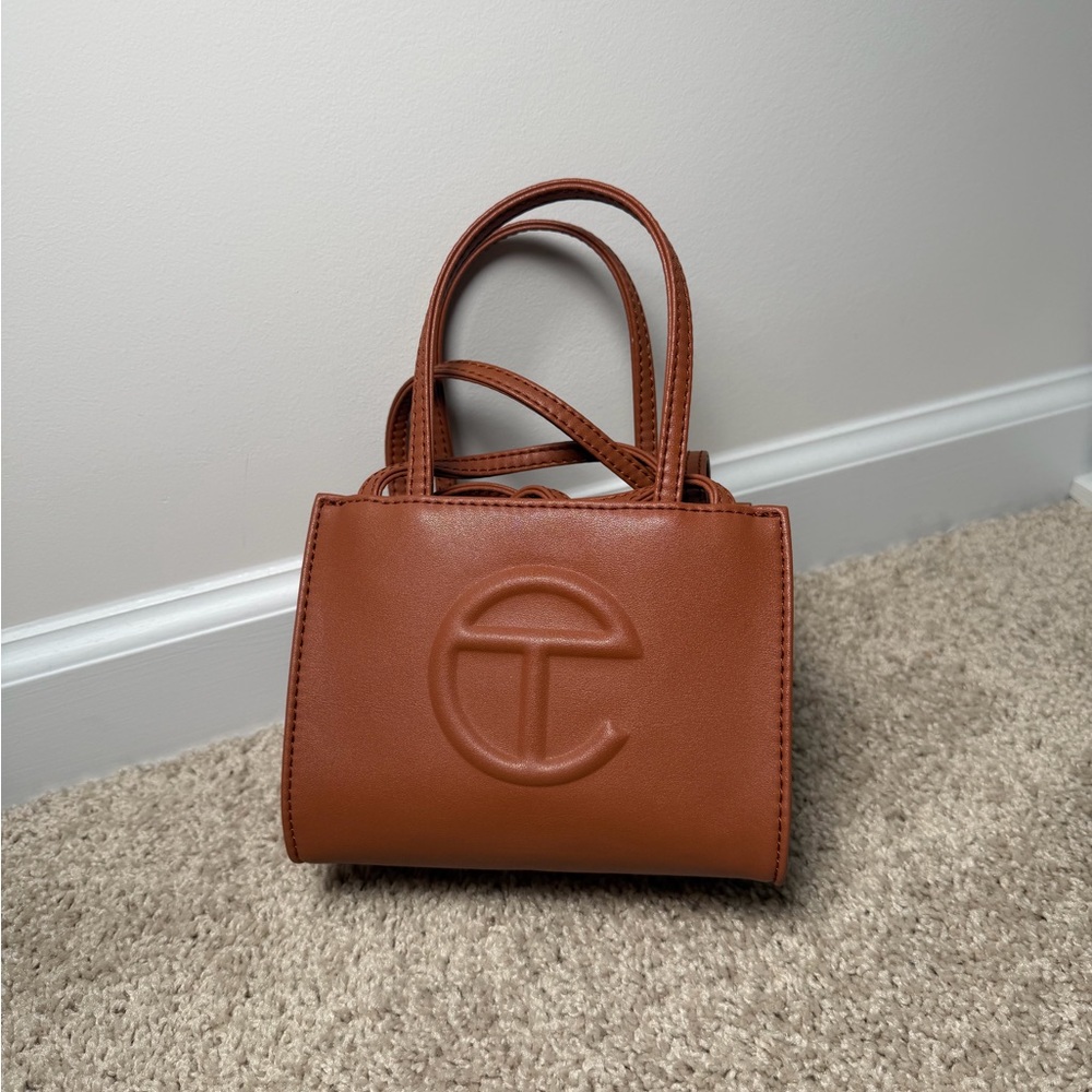 Telfar Mini Bag in Rich Brown